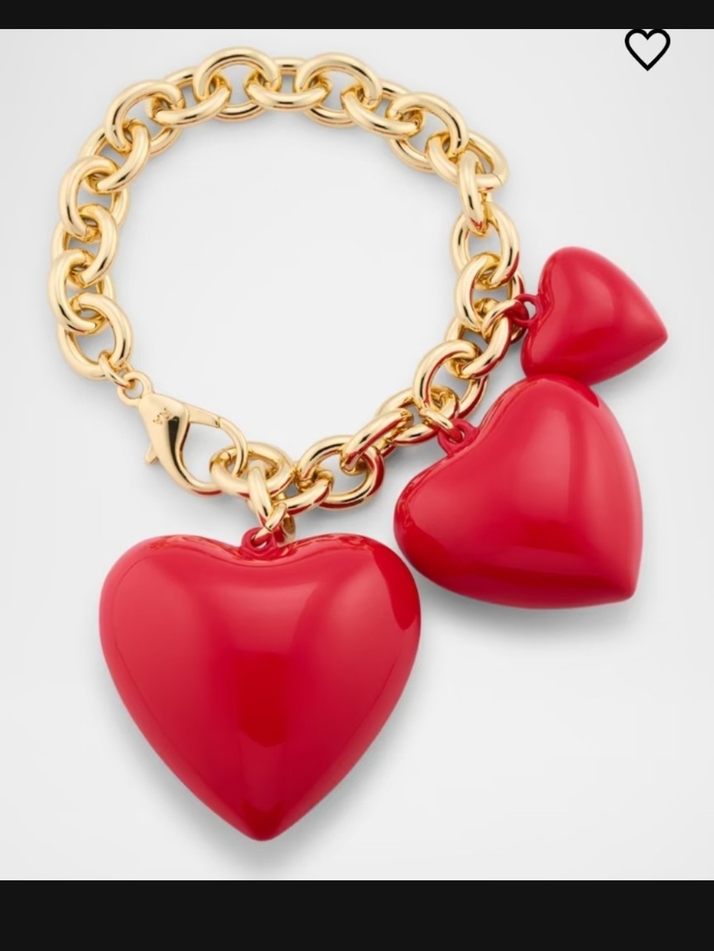 Roxanne Assoulin Red Heart Bag Charm